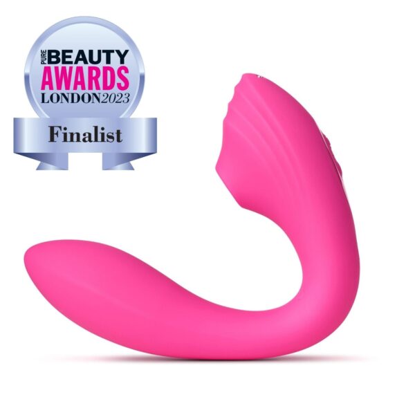 Pearl Vibe 2in1G-spot  Suction Stimulator - Pink