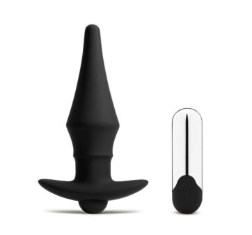 Rechargeable Vibrating Silicone Butt Plug